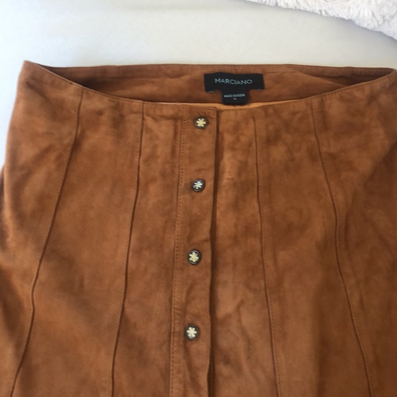 Marchiano leather suede skirt - Picture 3 of 3